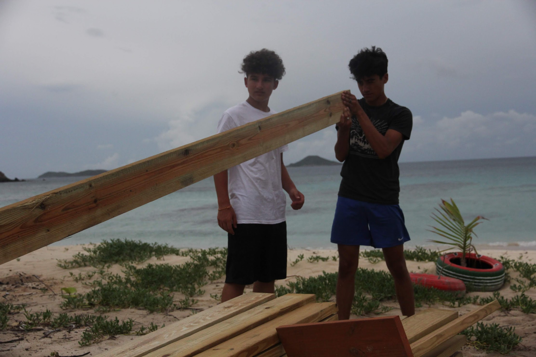 BVI sunshade repair - second view