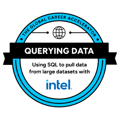 SQL certification badge